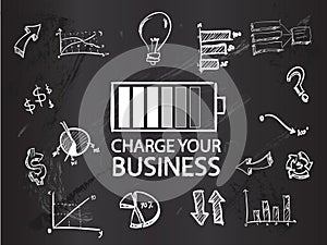 Charge your business on blackboard