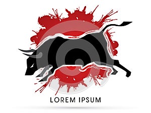 Charging Bull, fighting bull