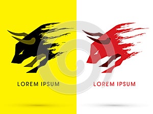 Charging Bull, fighting bull