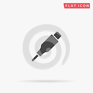 Charging Cable flat vector icon