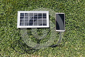 Charging Cell Phone with Solar Energy