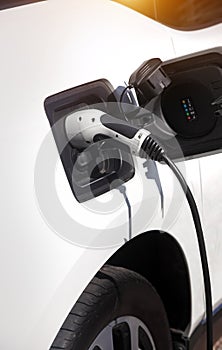 Charging electric car