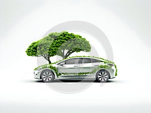 charging EV car electric vehicle clean energy for driving future, eco-friendly alternative energy concept, futuristic hybrid vehic