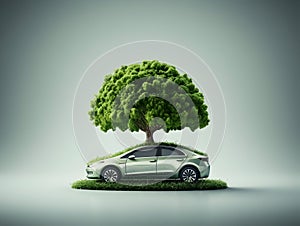 charging EV car electric vehicle clean energy for driving future, eco-friendly alternative energy concept, futuristic hybrid vehic