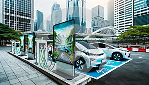 Charging the Future Citys Green Hub Powers Electric Vehicles Paving the Way for Sustainable Urban Transport