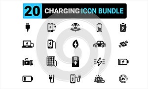 Charging Icon Bundle