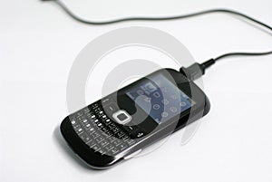 Charging old mobile phone with screen