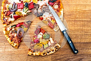 Chargrilled Italian Style Vegetable Pizza photo