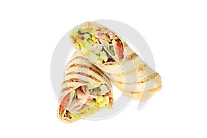 Chargrilled sandwich wraps photo