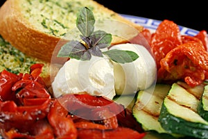 Chargrilled Vegetables With Cheese photo