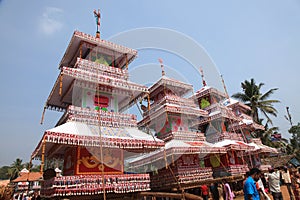 Chariots in temple festival