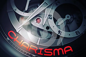 Charisma on the Automatic Watch Mechanism. 3D.