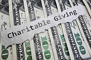 Charitable Contribution money