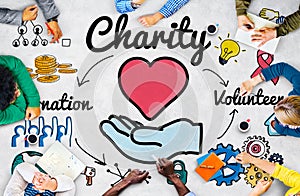 Charity Donate Welfare Generosity Charitable Giving Concept