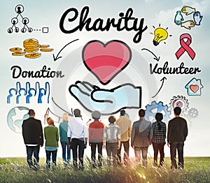 Charity Donate Welfare Generosity Charitable Giving Concept