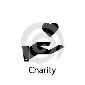 charity, donation, giving, hand, love icon. Element of Peace and humanrights icon. Premium quality graphic design icon. Signs and