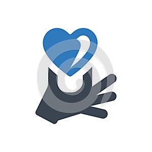 Charity help icon