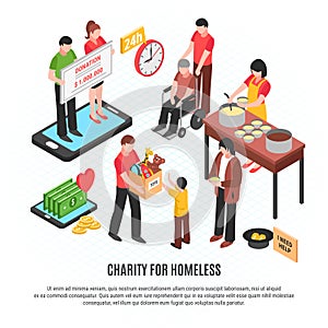 Charity For Homeless Design Concept