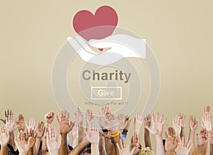 Charity Relief Support Donation Charitable Aid Concept