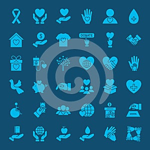 Charity Solid Web Icons