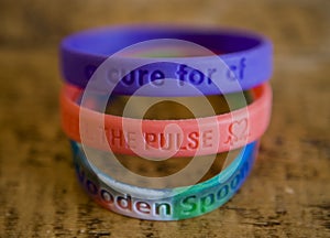 Charity wristbands