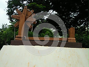 charakha which is used by Mahatma Gandhi photo