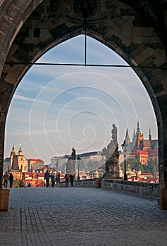 Charle`s bridge in Praque