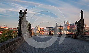 Charle`s bridge in Praque