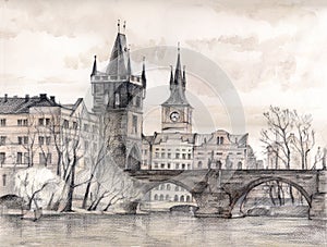 Charles Bridge in art