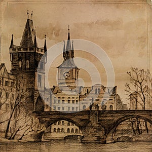 Charles Bridge in art