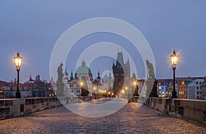 Charles Bridge at Dawn