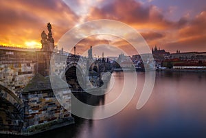 Charles Bridge (a.k.a. Karluv most, Stone Bridge, Kamenny most, photo