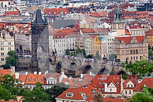 Charles Bridge (Karluv most) in Prague Czech Republic