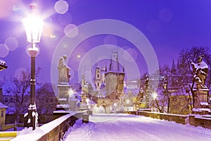 Charles bridge, Lesser town, Prague (UNESCO), Czech republic