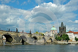 Charles Bridge with Old Town Bridge Tower