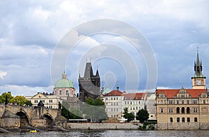 Charles bridge and old town Prague