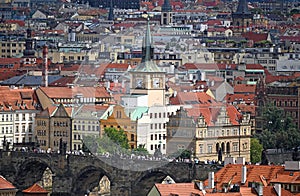 Charles bridge and old town Prague