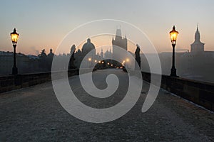 Charles bridge in Prague