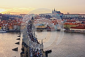 Charles Bridge and Prague Castle, Czech Republic