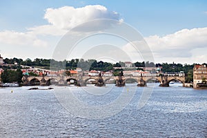 Charles bridge, Prague, Czech Republic,,