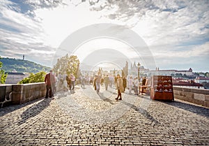 Charles bridge in Prague