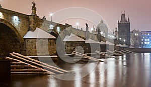 Charles Bridge side view