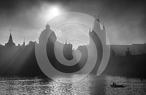 Charles Bridge Towers, Prague, Czech republic