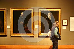 Charles Darwin in National Portrait Gallery, London