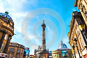 Charles Grey Monument in Newcastle upon Tyne, UK during the day