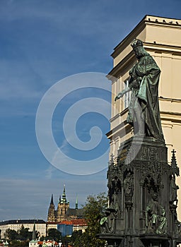 Charles IV statue, Prague,Czech Republic