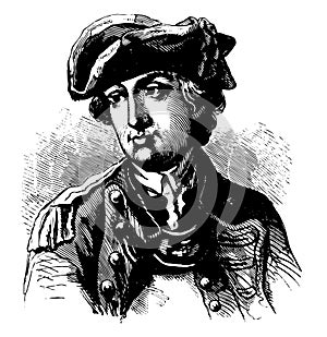 Charles Lee vintage illustration