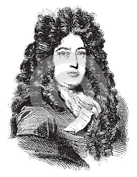 Charles Perrault, vintage engraving