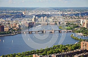 Charles River and Longfellow Bridge, Boston