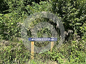 Sign for Lindaâs Loop in Cool Springs Nature Preserve photo